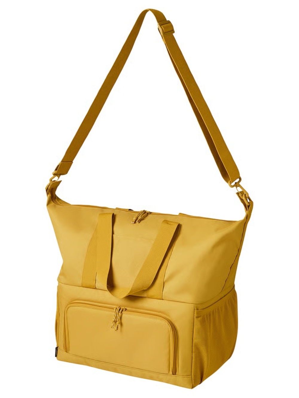 Mustard Yellow Cooler Bag – Insulated Tote - Picture 2 of 9